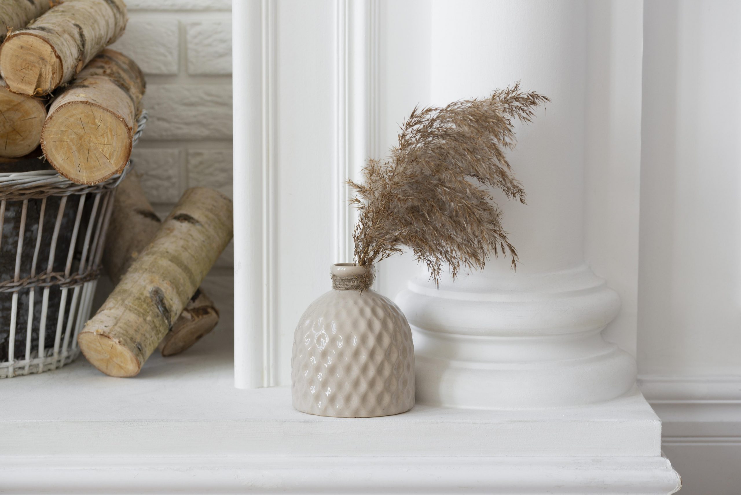 home plant vase decoration composition